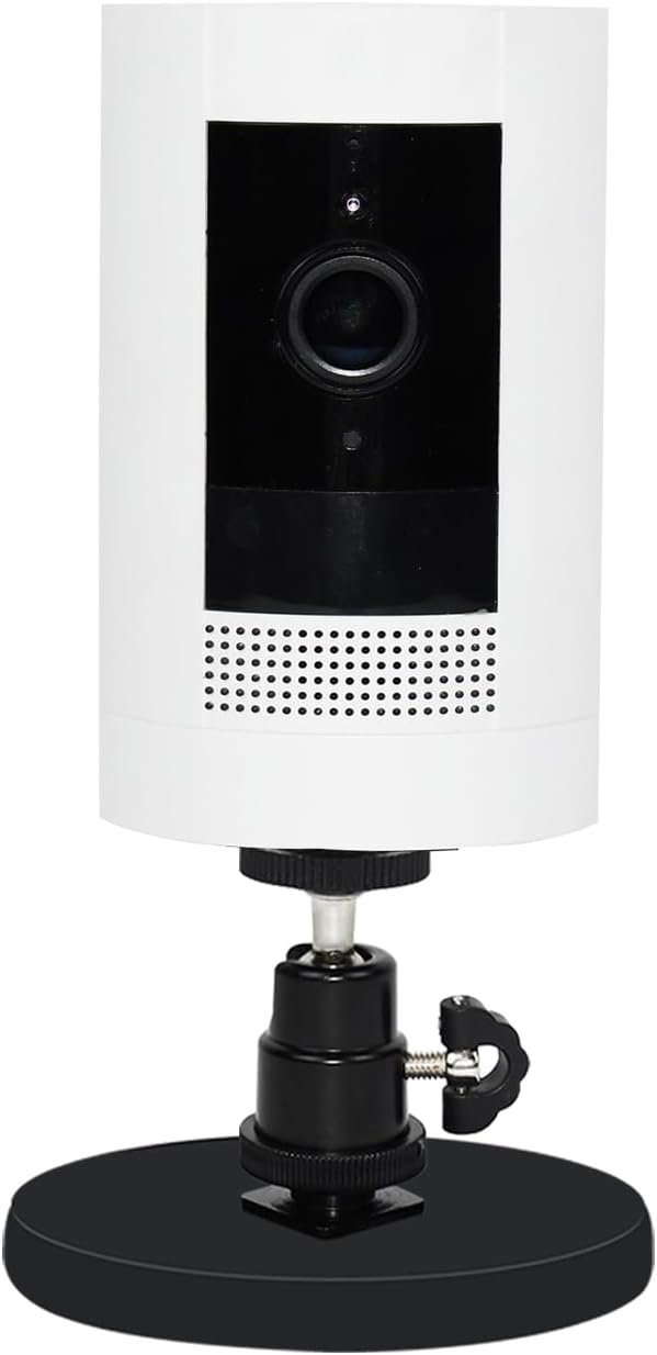 Magnetic Camera Wall Mount and Security Camera Ground Stake Mount Compatible with Ring Stick Up Cam Battery(2nd, 3rd),Ring Outdoor Cam Plus