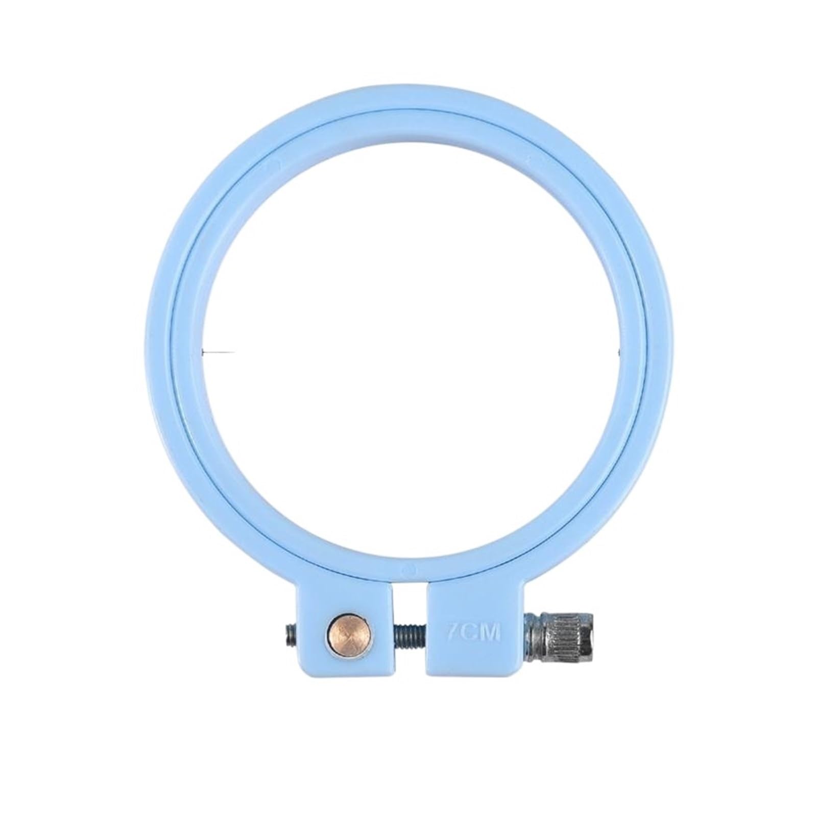 ENSDIEPLS Cross Stitch Hoop Ring, Mini Plastic Embroidery Hoop Round Frame Set for Cross Stitch Sewing(Type 1)
