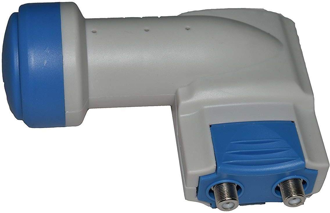 ERH INDIA One for All Universal Ku-Band Twin LNBF Ultra HD 2160p Anti Noise Electronic Components Electronic Hobby Kit ()