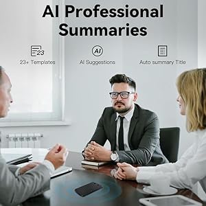 AI Voice Recorder,Note Voice Recorder with Transcribe Summarize  Two-Way Translation,112 Languages,App Control,64GB Memory,Suitable for Lectures,Meetings,Calls,International Exchange