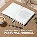 Brown Tree A5 Lined Leather Journal Notebook for Men Women, 5.9