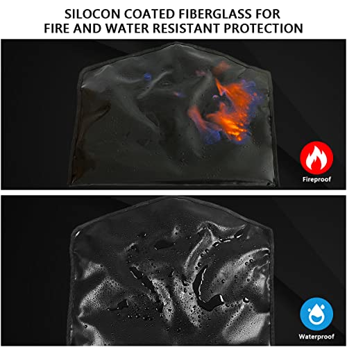 Jugreat Hanger Diversion Fireproof Safe With Lock, Hidden Pocket Safe，Waterproof Secret Document Holder Zipper Pouch, Under Hanging Clothes With Pocket To Hide Valuables For Travel ,1 Pack #TOP3