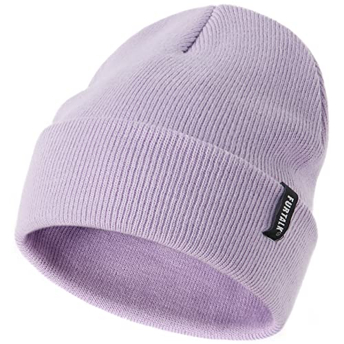 Image of FURTALK Toddler Beanie Baby Boys Girls Beanies Kids Knit Winter Hats for 0-8 Years