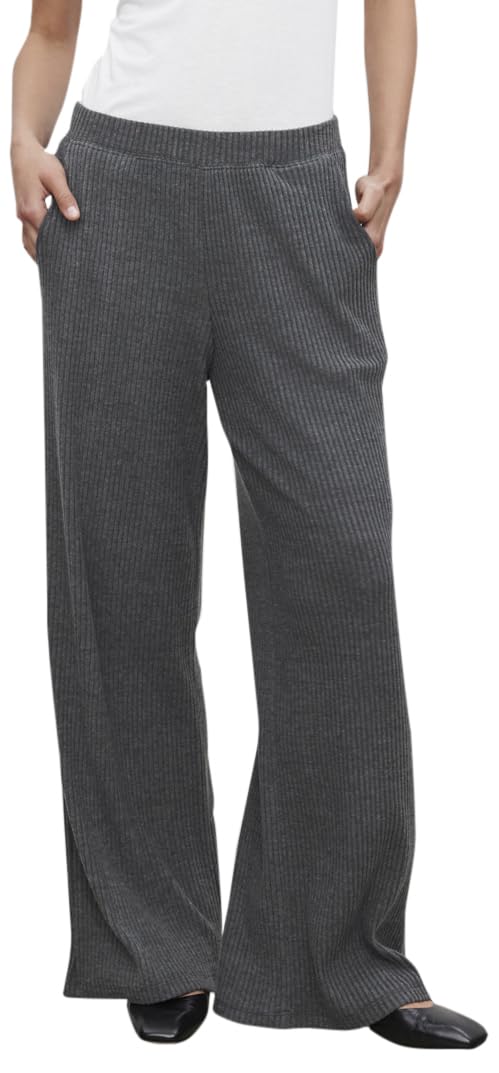 Velvet by Graham Spencer Womens Colleen Triblend Cozy Rib Pant