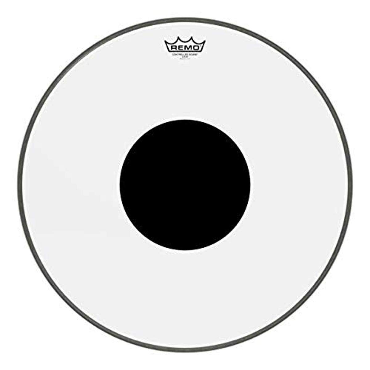 RemoControlled Sound Clear Black Dot™ Bass Drumhead - Top Black Dot™, 20"