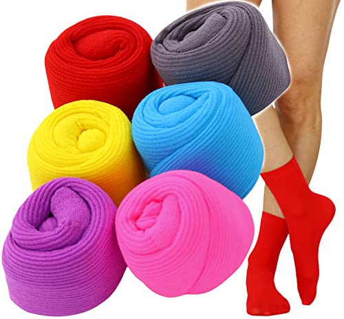 Image of ToBeInStyle Women's Pack of 6 or 12 Fashion Printed Crew Socks