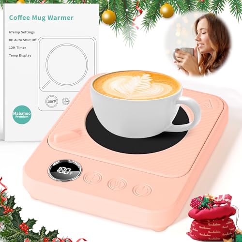 Coffee Mug Warmer for Desk, Electric Heated Mug Cup Warmer,