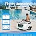 (2026 Upgraded) WYBOT A1 Cordless Robotic Pool Cleaner, Automatic Pool Vacuum Robot with 120 Mins, Double Filters, LED Indicator, 2.5H Charging, Ideal for Above Ground & All Shapes Pools