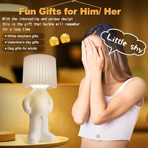 White Elephant Gifts for Adults,Gag Gifts, Funny Gifts for Boyfriend Girlfriend Teen Bestfriends, Naughty Anniversary Birthday Valentines Day Gifts for Women Man, Rechargeable Night Light (White) - Image 4