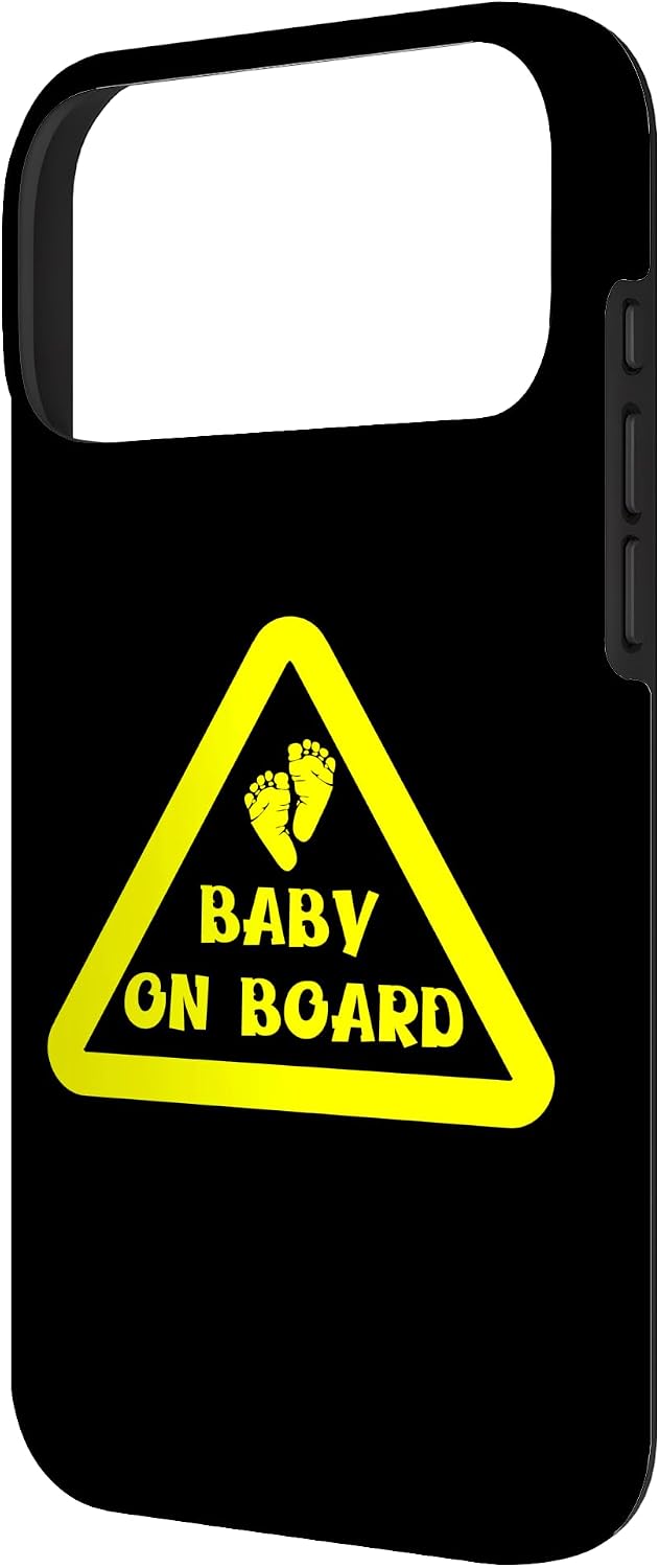 Baby On Board Sign Pregnancy Expecting Mother Baby Feet Mom Case for iPhone 17 Pro Max image 2