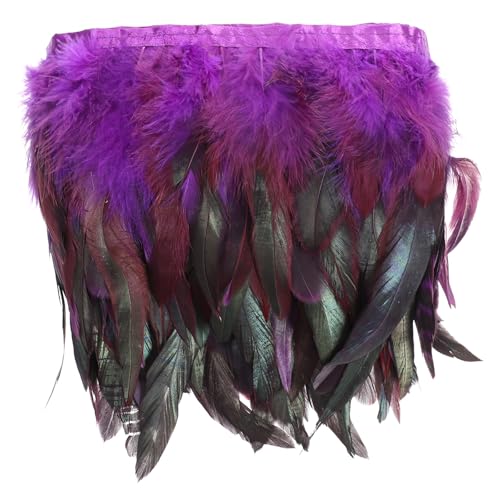 Flecos de plumas negras naturales esterilizadas KAILIKETIY para tocados diy