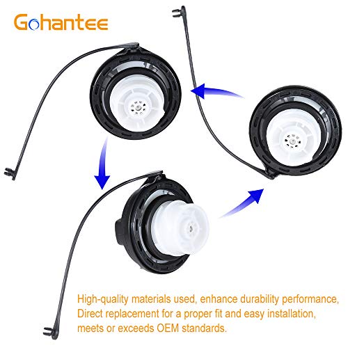 Gohantee 31010-3L600 310103L600 Fuel Tank Gas Cap Fuel Cap Compatible with Hyundai-Accent Azera Elantra Elantra GT Entourage Equus Genesis Genesis Coupe Loniq Santa Fe Sonata Tucson Veloster and More - Thumbnail 5