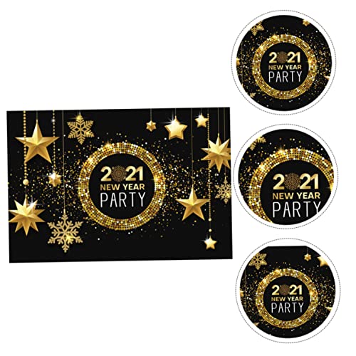 Abaodam 3 Pçs Crianças Adereços De Natal Banners De Pano Fundo Contagem Regressiva Papel De Parede S