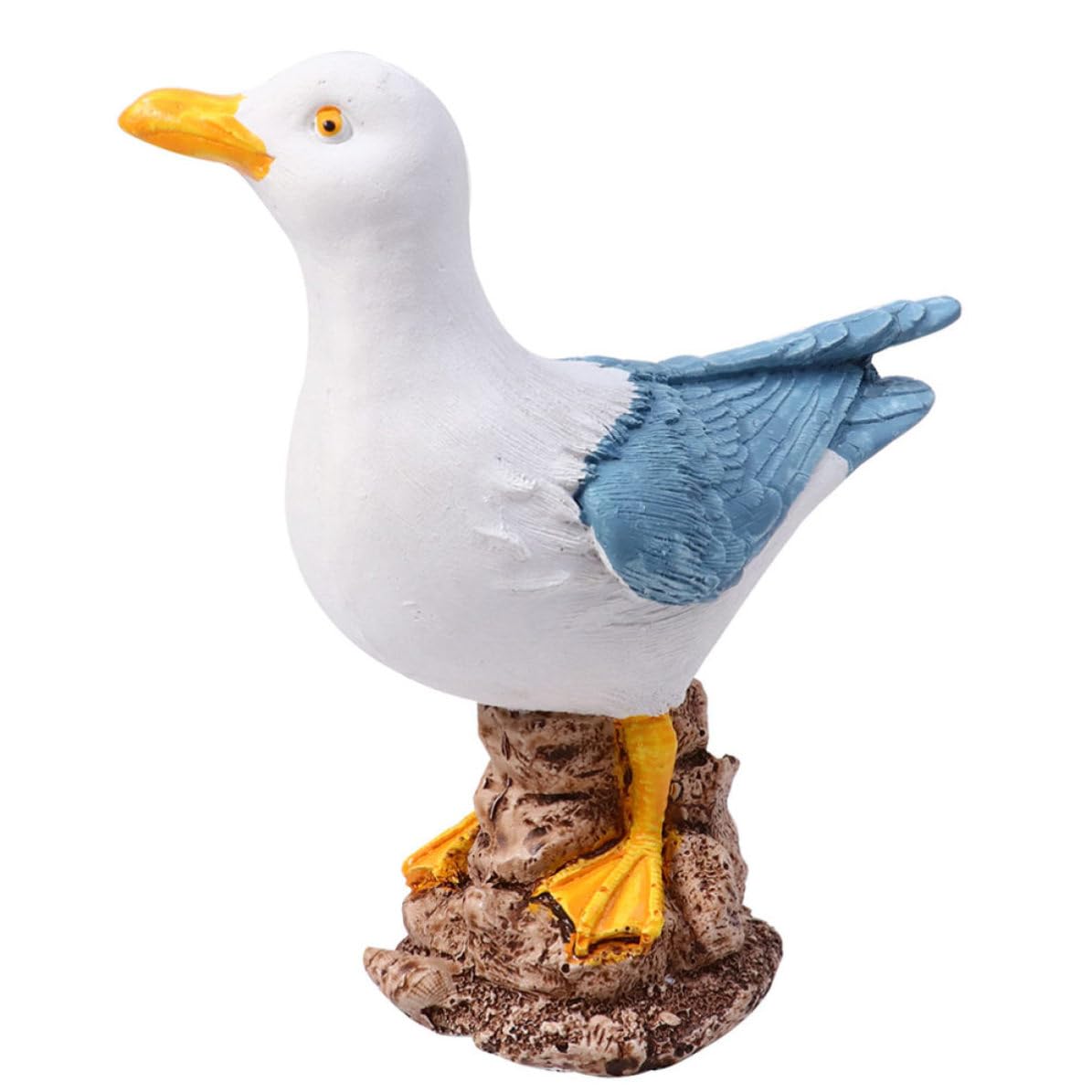 Ornement de mouette résine haut de gamme oiseau réaliste intérieur extérieur