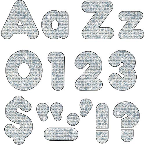 Lettres prêtes à l'emploi Trend argent pour décorer vos fêtes et événements