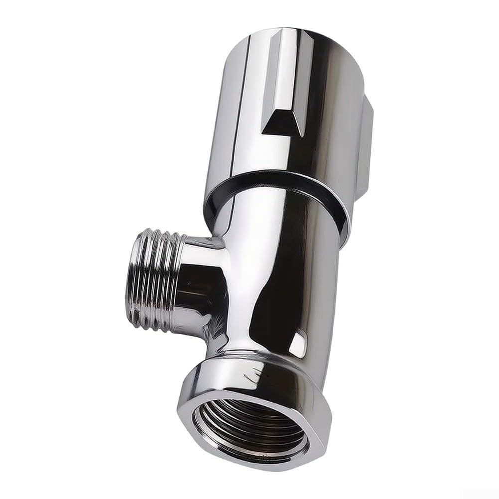 GLOBALHUT Válvula de Ángulo para latón 1/2 Pulgada Control Agua Válvula(A)