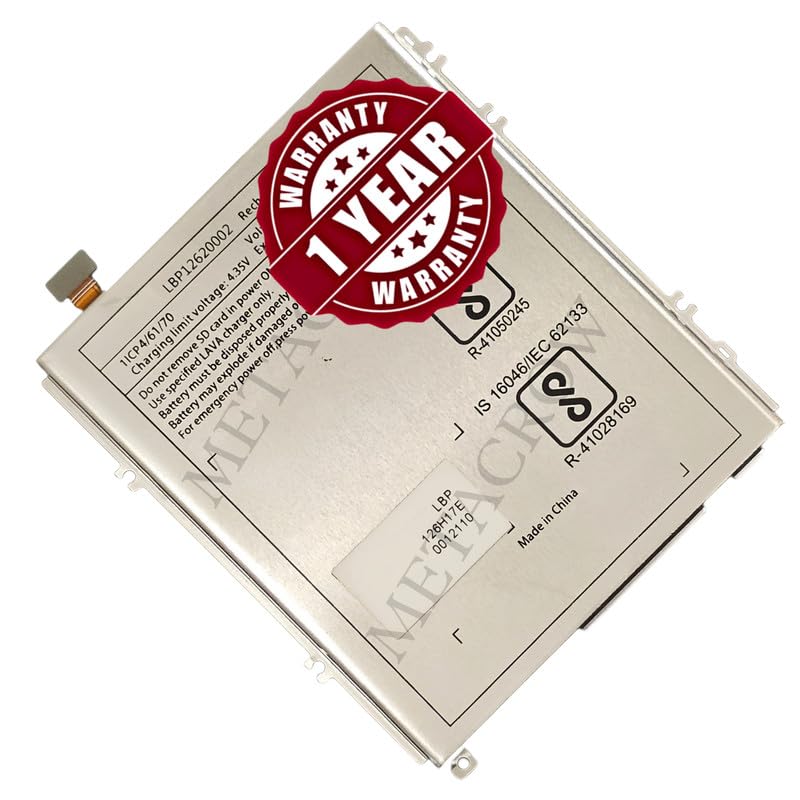Image of Original LBP1260002 Battery Compatible for Lava R1 - (2620mAh) - 1 Year Warranty JK1