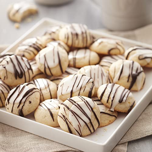 Wilton Cookie Baking Set 4-Piece - 17.25 X 11.5-Inch Non-Stick Cookie Sheet - 16 X 10-Inch Non-Stick Cooling Rack, Non-Stick Spatula, And Stainless Steel Cookie Scoop #TOP6