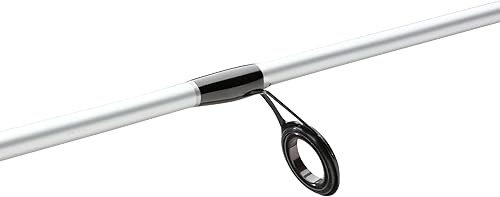 Miniatura 6 de Shakespeare Cirrus - Caña de pescar giratoria de 6 pies 6 pulgadas y carrete combinado, 2 piezas de caña de grafito en blanco, carrete giratorio