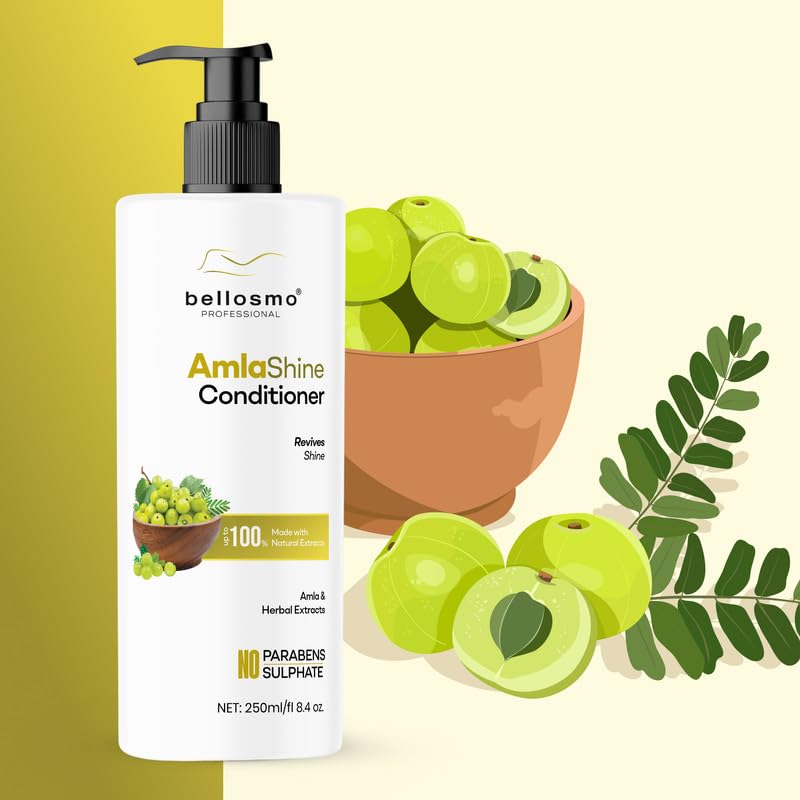Image of Amla Conditioner With Natural Amla Extracts For Smooth Soft And Manageable Hair Suitable For All Hair Types-250 ML