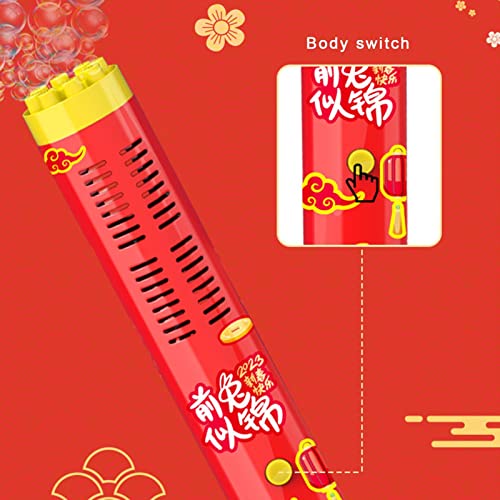 Máquina de bolhas de fogos de artifício - Máquina de bolha de iluminação LED elétrica - Brinquedos d