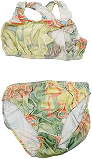 مايوه سباحة بفتحات من قطعتين للبنات من بيرفيكت M-701-76، مقاس 3-4 سنوات - متعدد الالوان