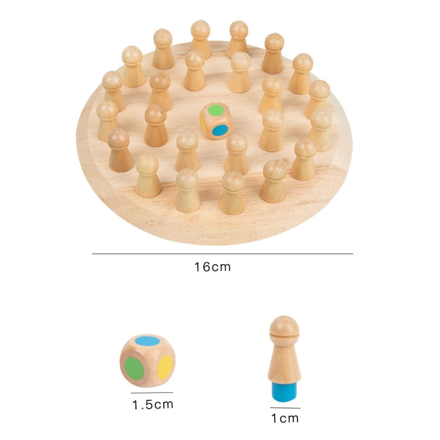 MOKRUSH Kids Geometric Shape Puzzle Matching Board Game, Colour Shape Educational Learning Toy 1