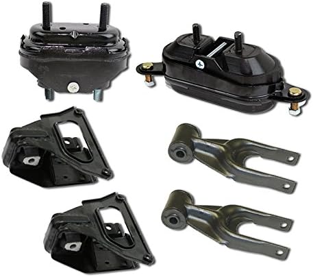 Engine Motor & Transmission Mount Compatible with 2000-2005 Chevrolet Impala/Monte Carlo 3.8L Set 6PCS -K1082 |A2796 A5309 A5309 A2866 A2866 A2712