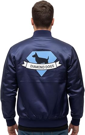 My Party Shirt Diamond Dogs Satin Jacket - Embroidered Coat A.F.C. TV Show Richmond Gift - Coach Lasso Beard Nate Higgins