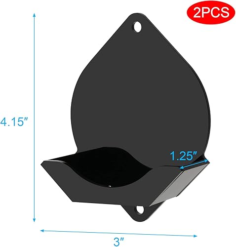 Miniatura 8 de Cosmos Soporte de pared para pared, 2 unidades, para decoración y almacenamiento de discos de hockey sobre hielo, disco de hockey coleccionable y