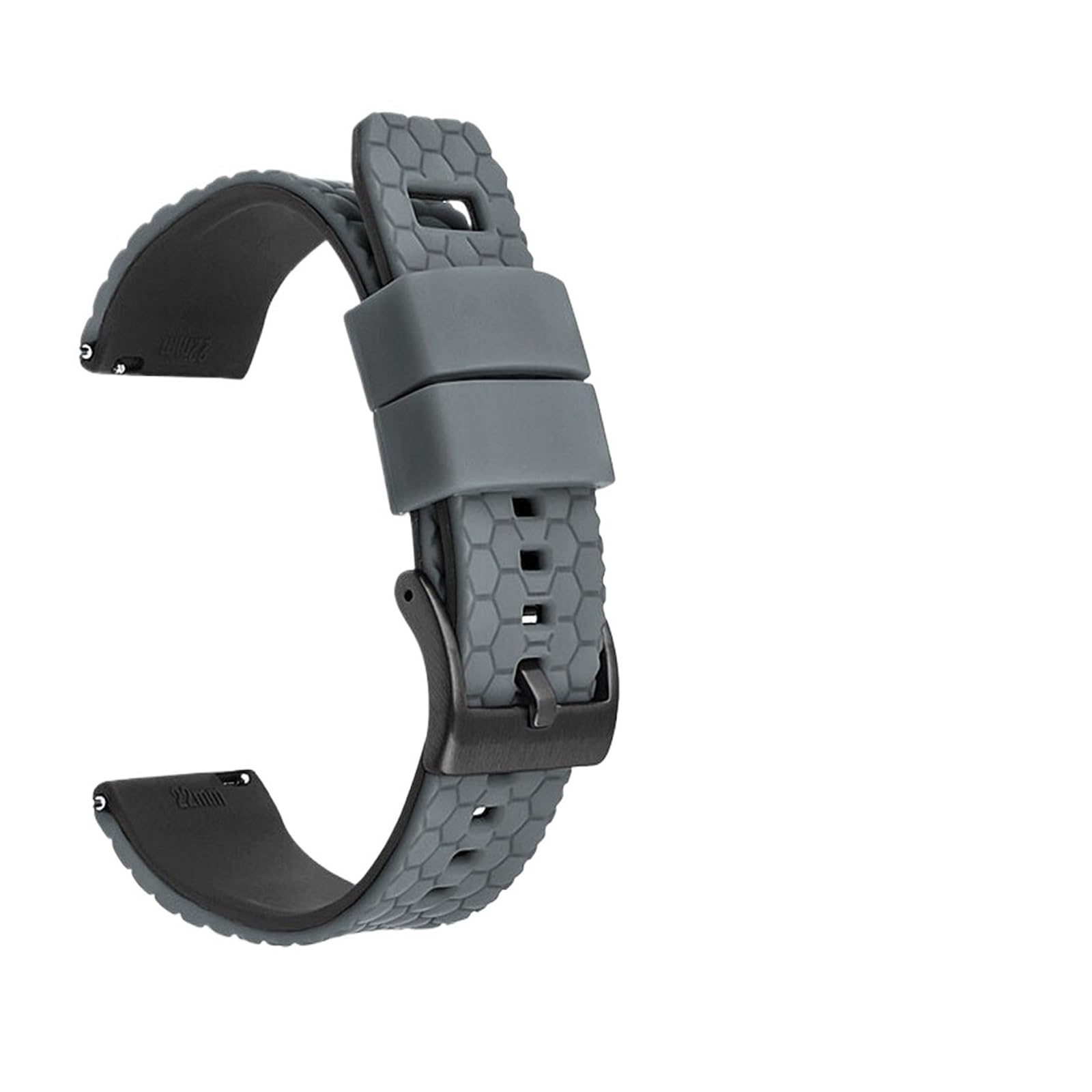 Correa de reloj de goma de silicona resistente al agua, correa inteligente deportiva de liberación rápida, correas de reloj universales for hombres y mujeres