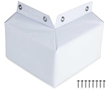 Dock Bumpers,Marine Boat Dock Bumpers Guards Total 16in/32in/48in/64in,Dock Corner Bumper,Dock Post Bumpers Boat Bumpers for Docking Piling,Screws IncludedWhite/Blue/Black/Gray