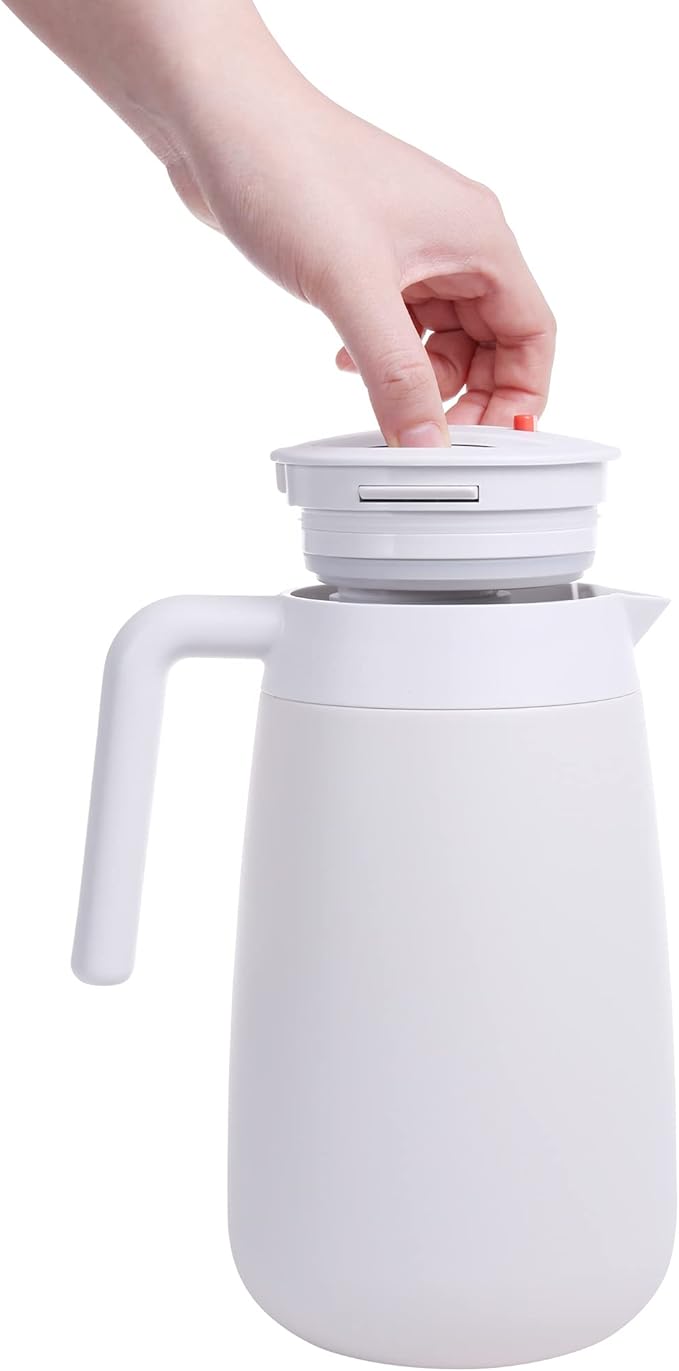 Forget about constantly reheating your beverages in a microwave or on the stove. The GiNT Thermal Coffee Carafe keeps them hot without any hassle. Furthermore, it excels at preserving the chill of cold drinks for extended periods, making it an excellent choice for outdoor events and picnics where refreshing beverages are a must.