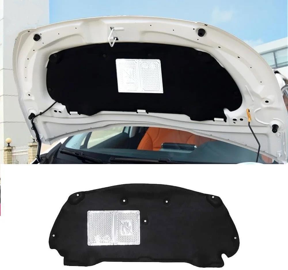 Automobile Insulation for Peugeot 2008 A94 P24 2013-2025 Car Hood Engine Linin Thermal Insulation Cotton Soundproof Mat Cover(13-19 Aluminum foil)