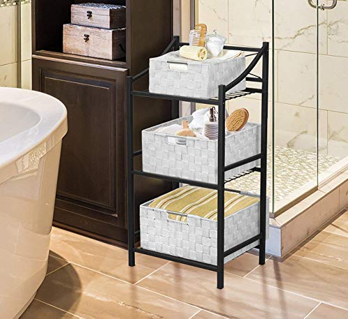 image for Sorbus Storage Box Woven Basket Bin Container Tote Cube Organizer Set 