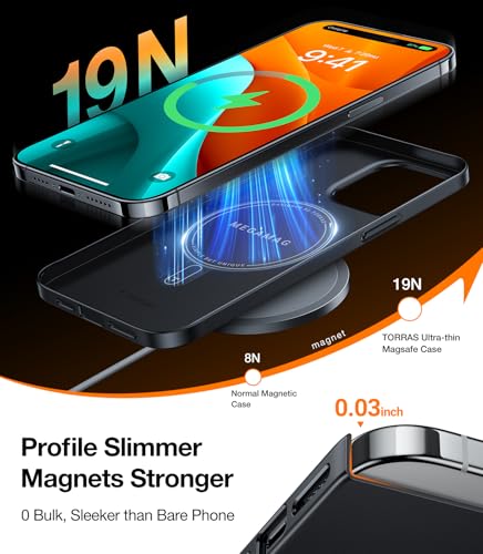 Torras Magnetic Slim Fit Designed For Iphone 15 Pro Case 2023 thumb #3