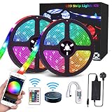 WiFi LED Strip Lights, CGN 10M Waterproof 300 LEDs Smart Rope Lights RGB 5050 Co...