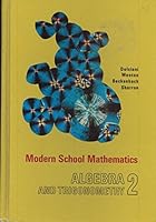 Modern school mathematics: Algebra and trigonometry 2 B0007FJ98C Book Cover