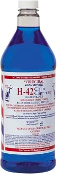 Clipper and Blade Cleaner Groomer Stylist Barber Cleans, Lubricates and Deodorizes 32 oz Bottle
