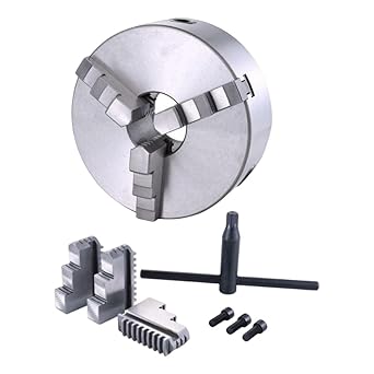 Lathe Chuck Self Centering 3 Jaw High Adaptability Hardened Steel Tool