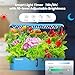 Sainlogic Hydroponics Growing System Kit, 12 Pods Watering Planter, Smart Indoor Garden with APP & WiFi Connected, 5 X Growth with 24W LED, Quiet Pump, for Vegetables, Herbs and Flowers