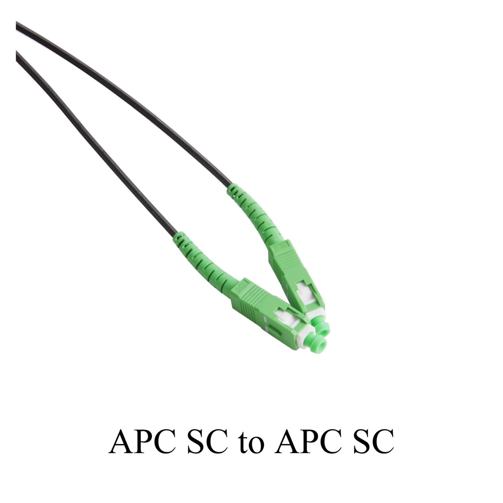 Kabel krosowy światłowodowy, Patchcord światłowodowy jednomodowy Simplex firmy APC do SC, stosowania na zewnątrz, 20–70 m(30m)