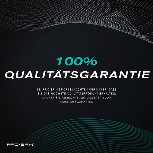 Foto von PRO SPIN Tischtennisbälle -Weiße Tischtennisbällen 3 Sterne 40+ (12er-Pack) | Hochwertige ABS-Trainingsbälle | Extrem Robust für Innen- und Außen-Tischtennisplatten, Wettbewerb und Spiel