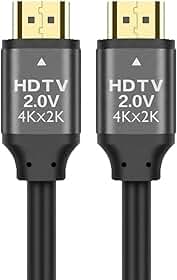 Cabo HDMI 5 Metros 4K Ultra HD – Alta Velocidade para TV, Monitor, Projetor, PS4, PS5, Xbox e Notebook