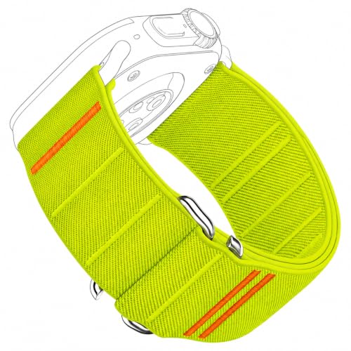 Image of Suitisbest Straps Compatible for Apple Watch Ultra 3 Strap 49 /46 /45 /44 /42 /41 /40 /38mm, Stretchy Nylon Sport Loop Strap with S-Hook for Apple Watch Ultra 3 /2 /1 SE3 Series 11 10 9 8 7 6 5 4【Band only】