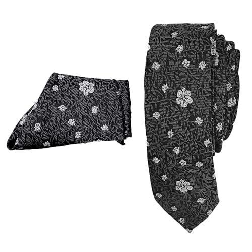 Image of Caruso Italy Men Silk Necktie, Wrinkle-Resistant, Ideal for Business, Weddings, Office, and Casual Wear, Classic and Stylish Gift