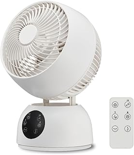 ドウシシャ サーキュレーター 適応畳数(約)~18畳用 首ふり角度60° ACリモコン式 風量3段階 上下左右自動首振 静音モード ターボモード ON/OFFタイマー リモコン ホワイト