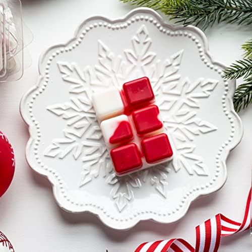 Merry & Bright Wax Melts | Christmas Melts Scented Clamshell Pine + Juniper + Sage + Ozone + Citrus + Berry - 3 oz