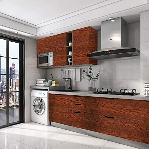 practicalWs Wood Grain Contact Paper 23.6''×118'', Peel and Stick Wallpaper Removable Wall Paper Decorative Cabinet Vinyl Wrap PVC — view 4