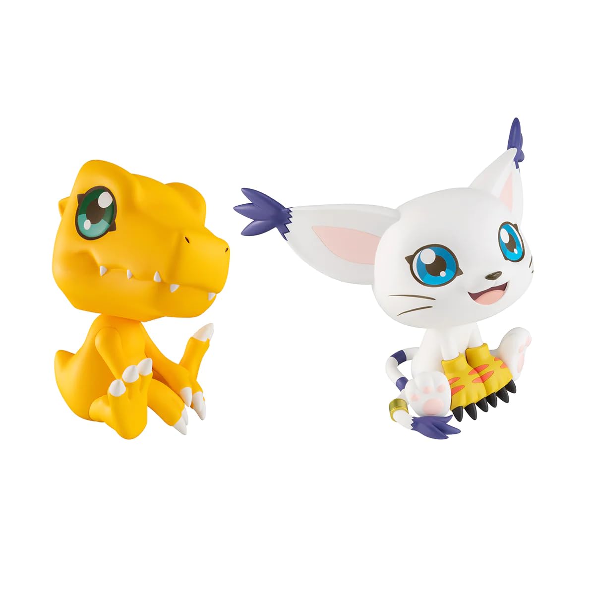 Megahouse - Digimon Adventure Look Up Series Tailmon & Agumon PVC Set, Multicolor, 7 inches tall - Image 4